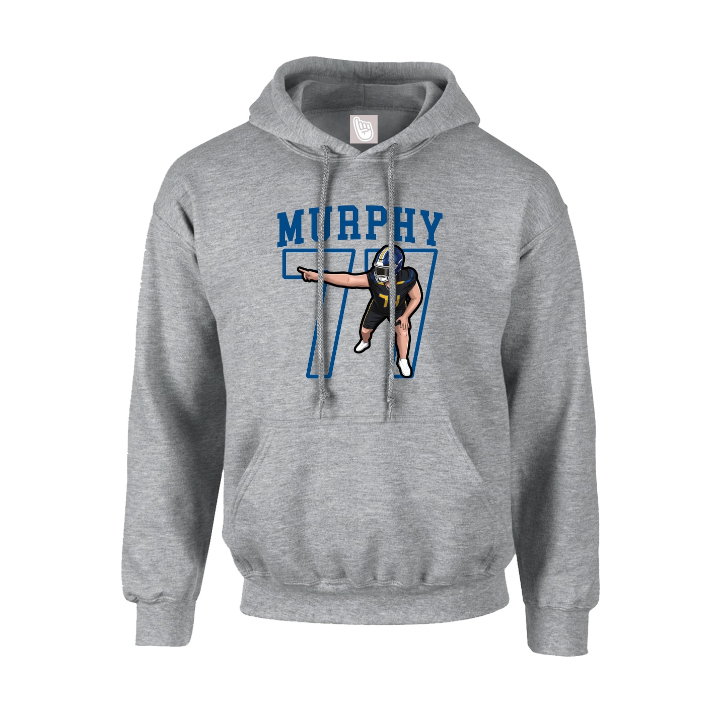 Hoodie — Shirsey in Grey