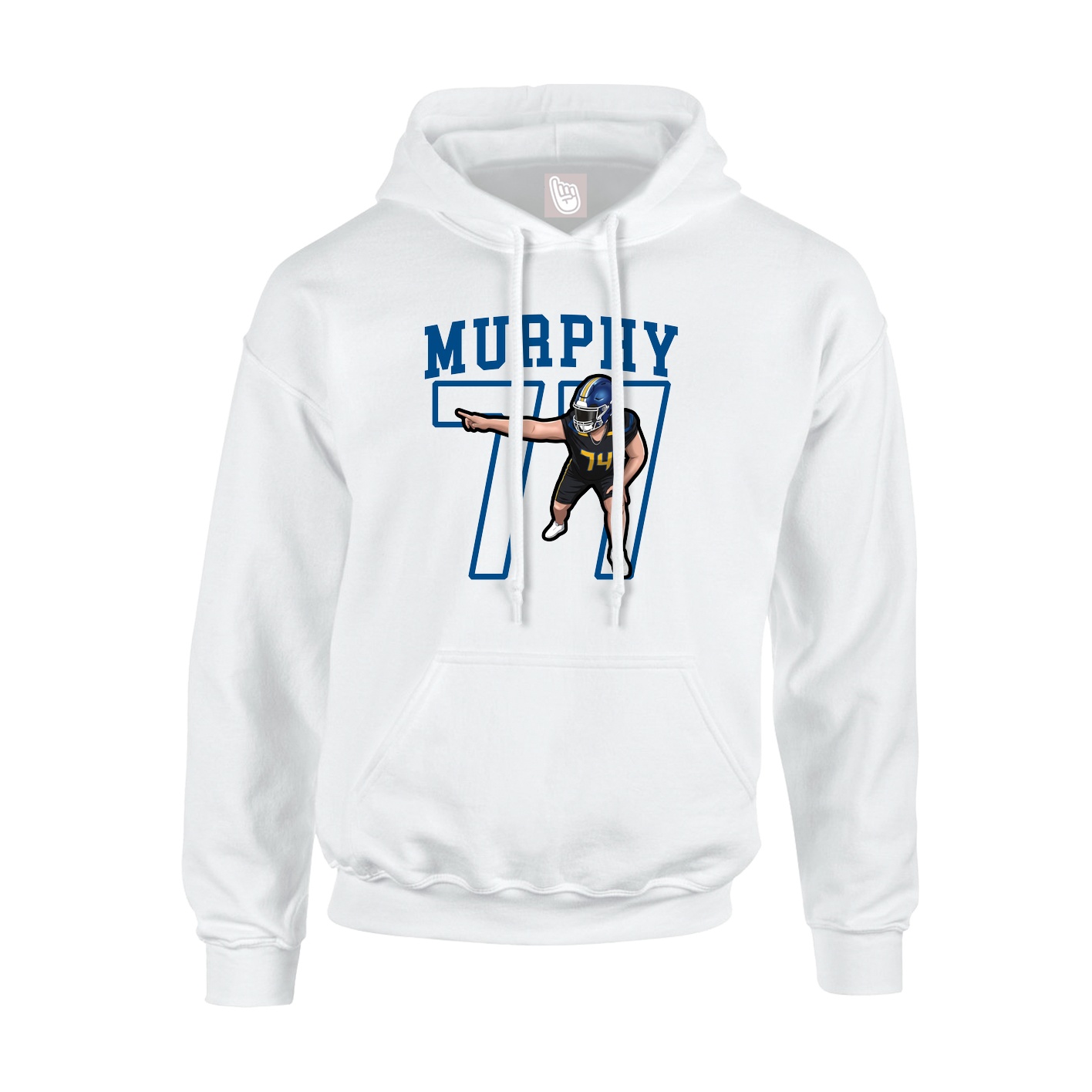 Youth Hoodie — Shirsey in White