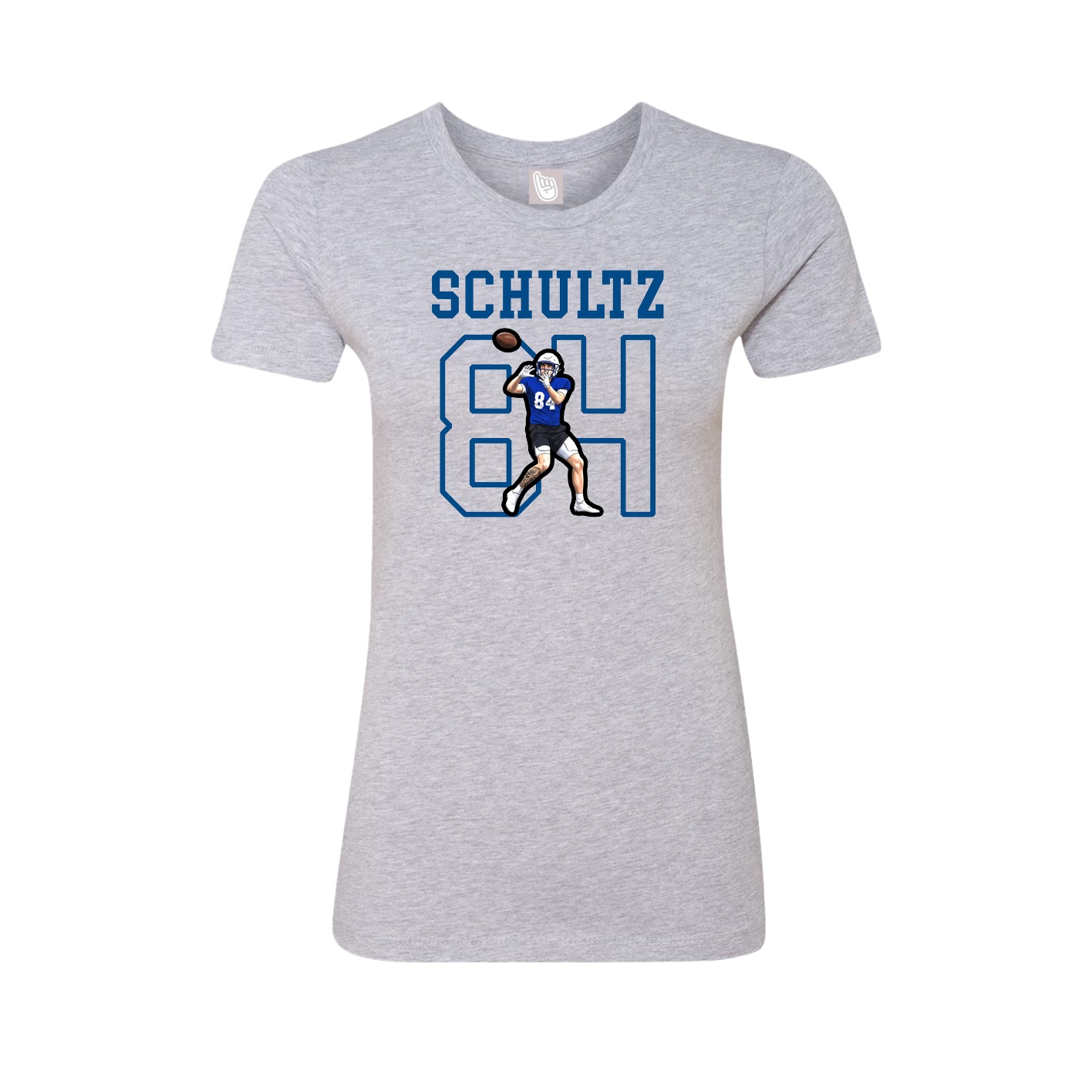 Fitted Women's Tee — Shirsey in Grey