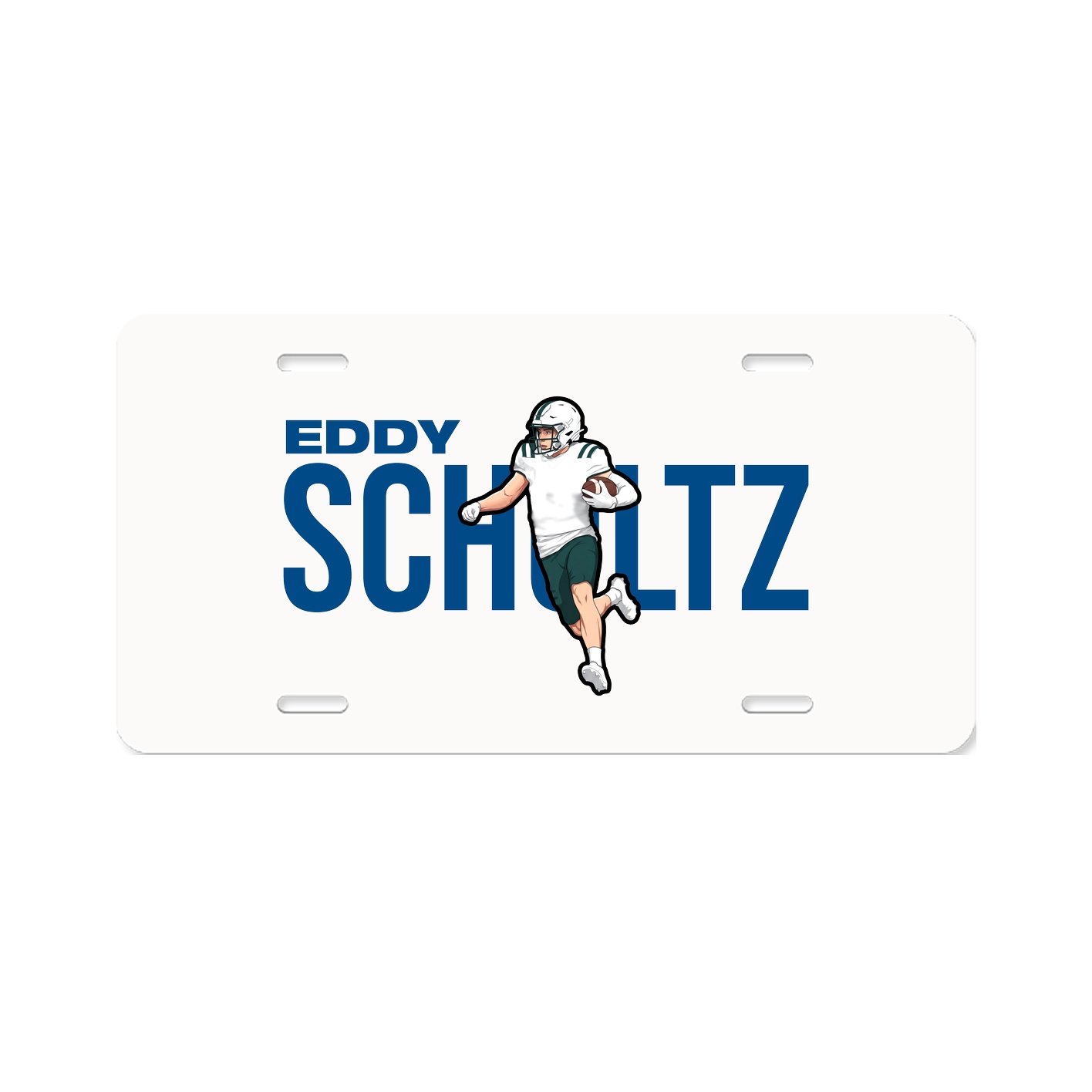 License Plate — Player Name in Classic