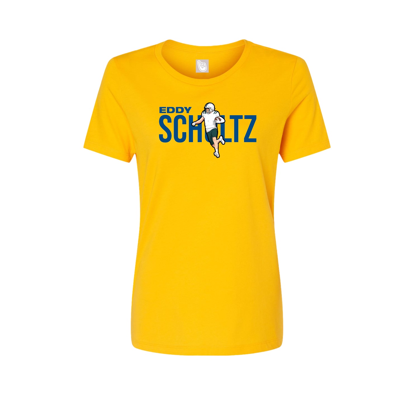 Womens Tee — Player Name in Gold