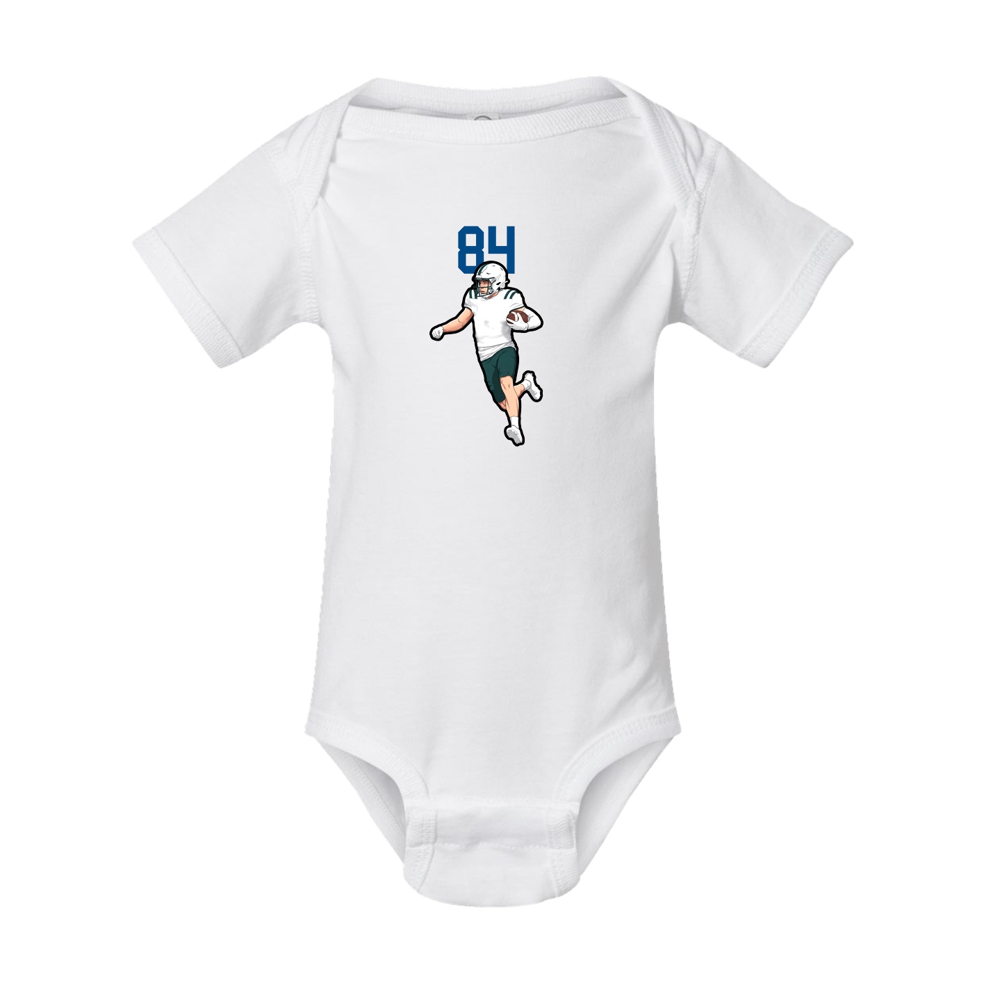 Baby Onesie — Number Top in White