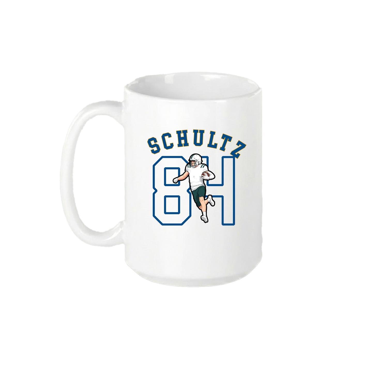 15oz Coffee Mug — Shirsey Arch in White