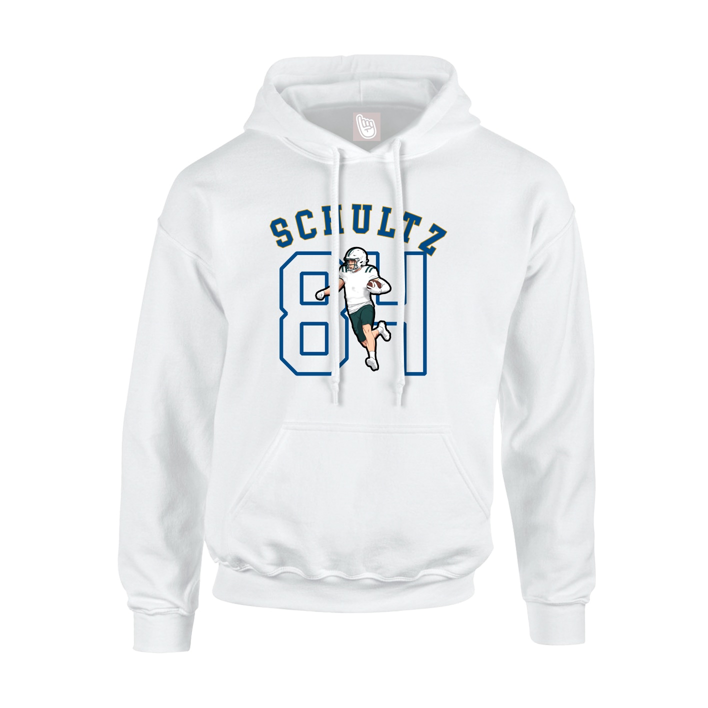 Hoodie — Shirsey Arch in White