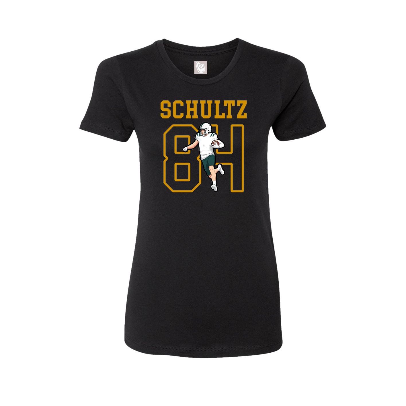 Fitted Women's Tee — Shirsey in Black