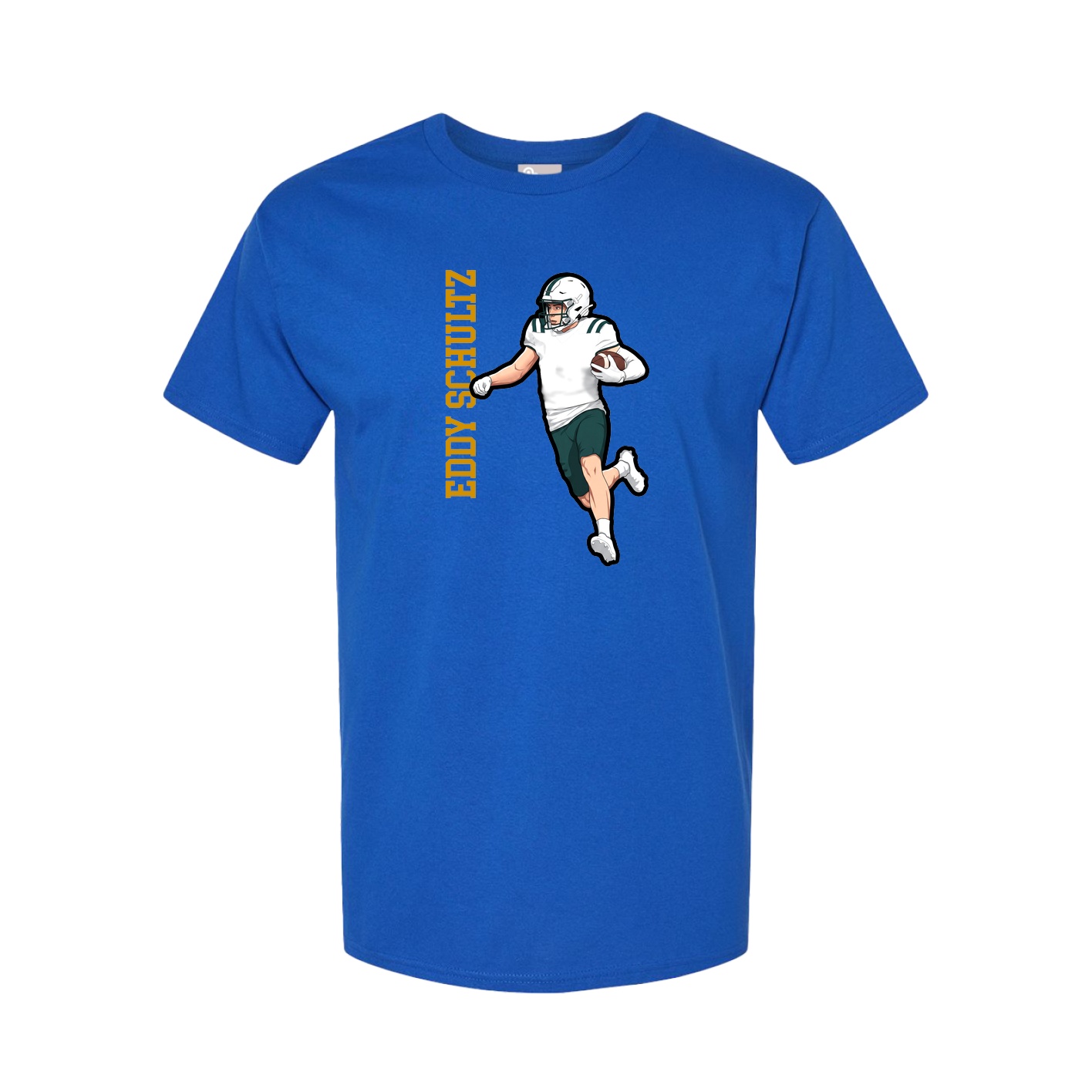 Tee — Name Vertical in Royal