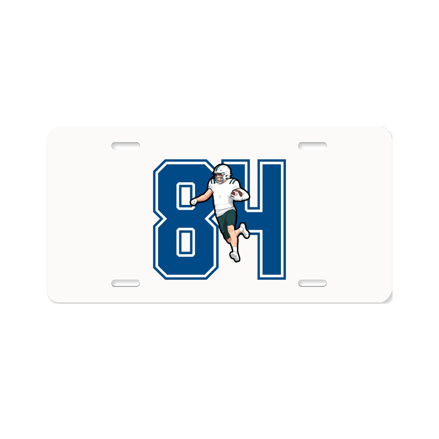 License Plate — Number in Classic