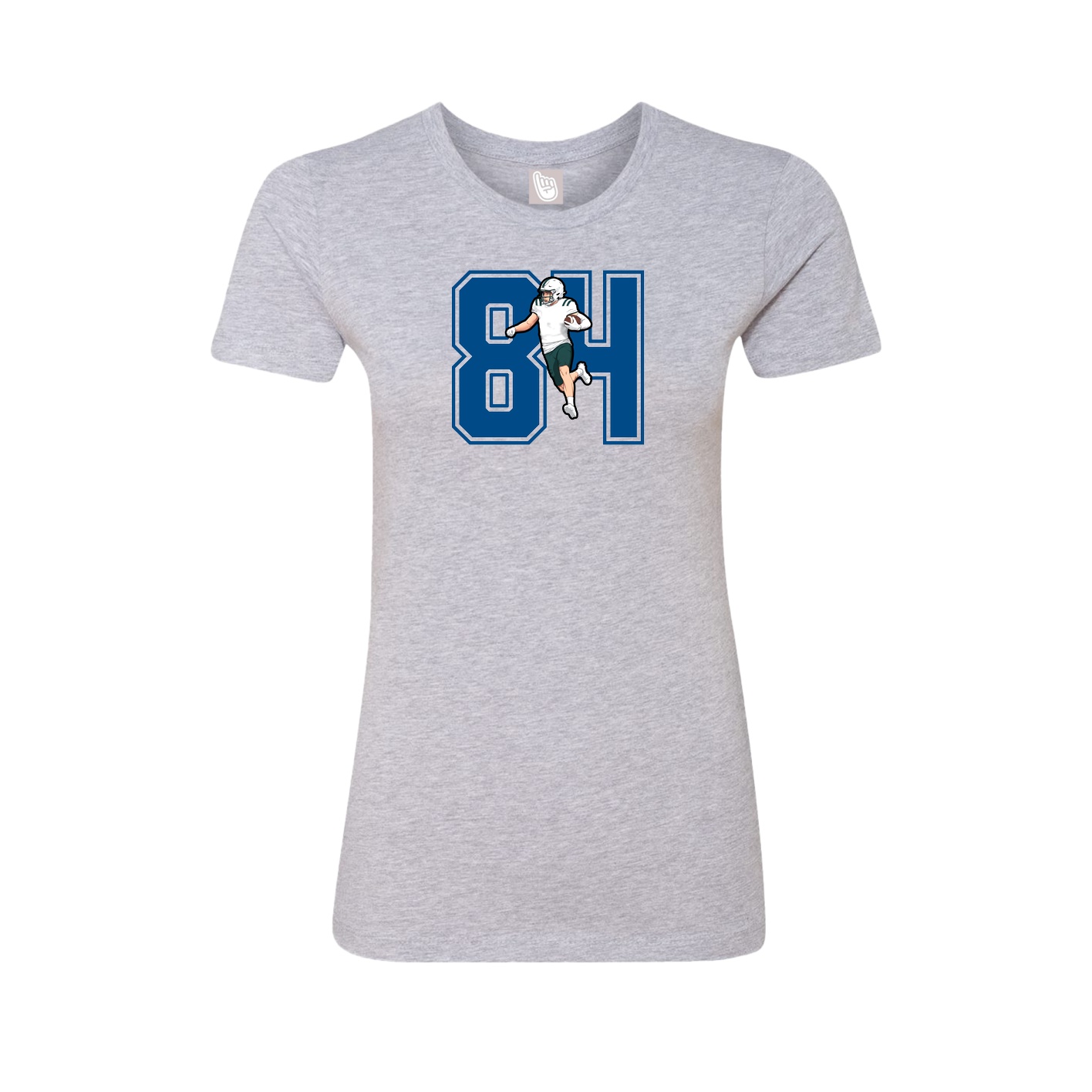 Womens Tee — Number in Grey