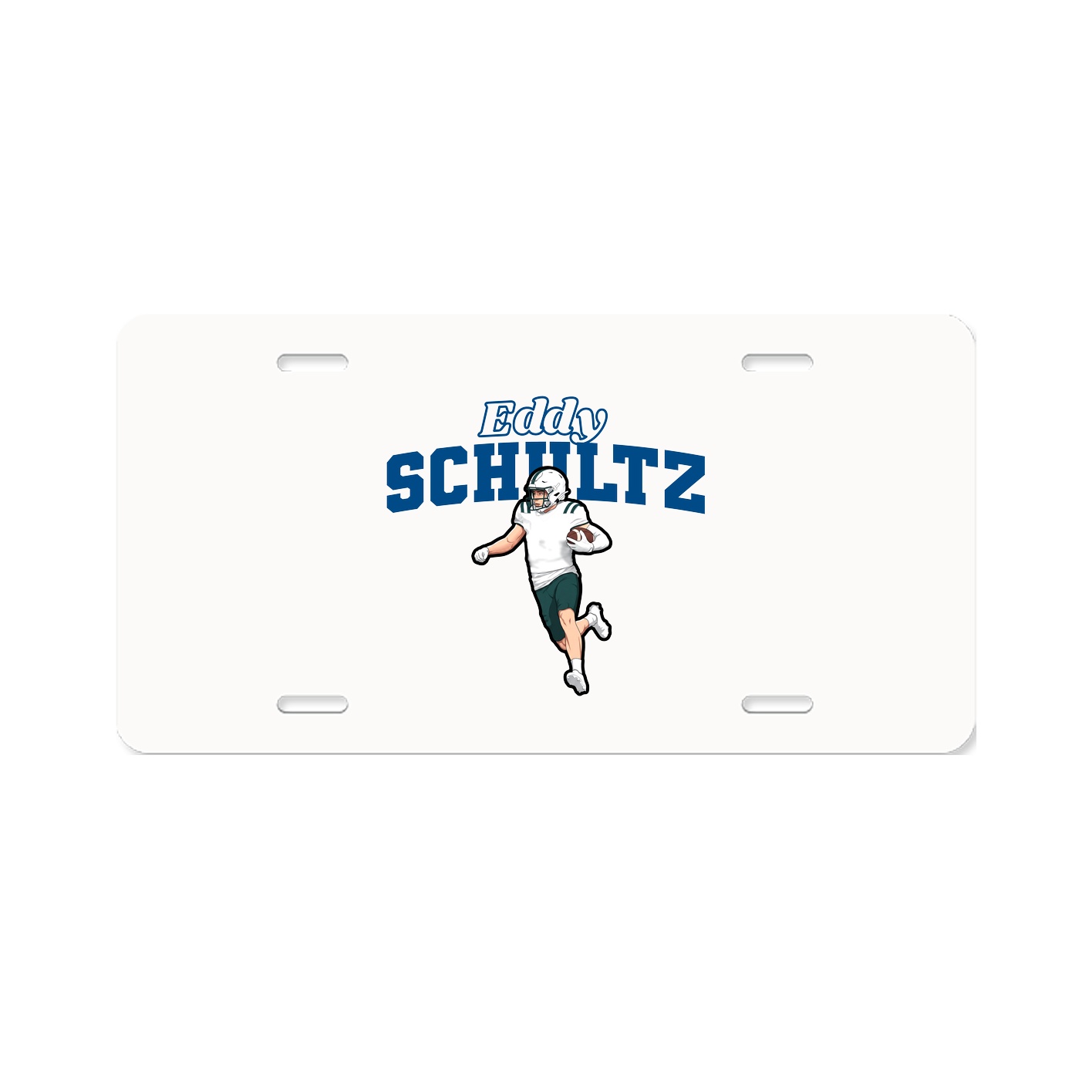 License Plate — Name Arch in Classic
