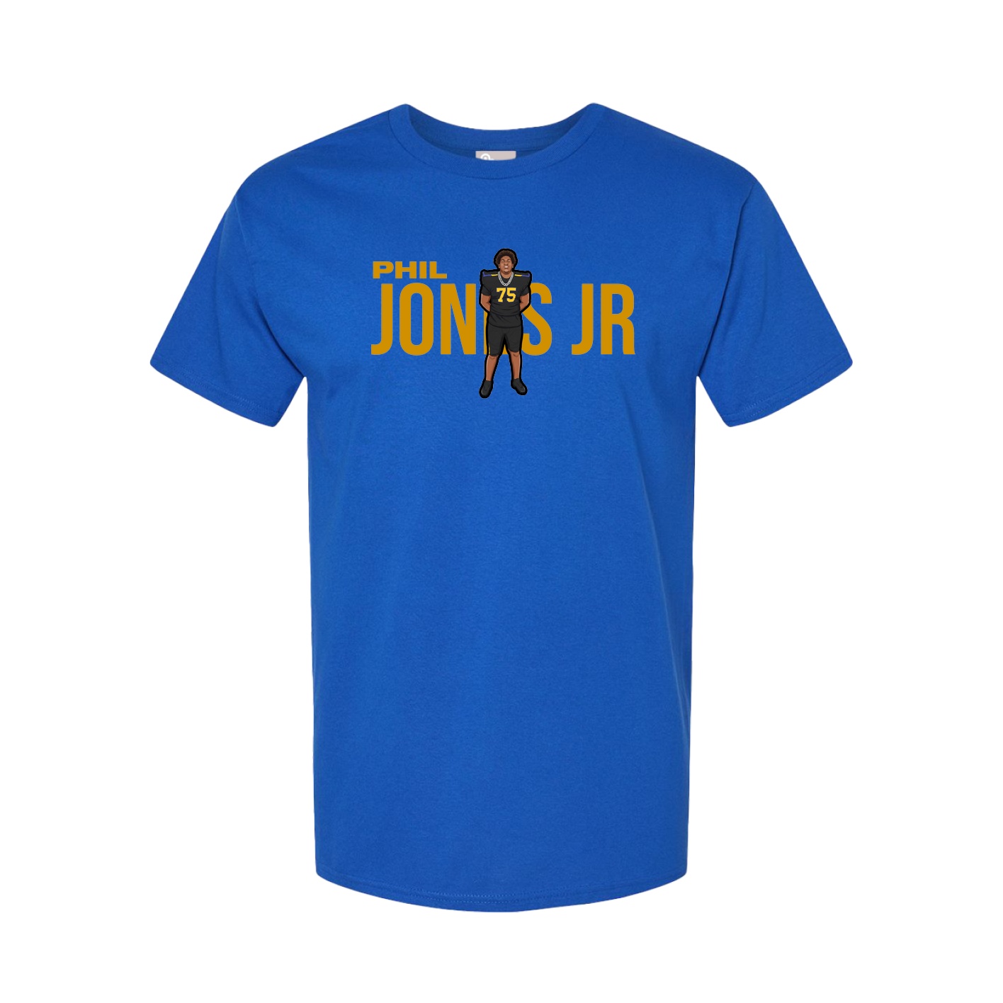 Youth Tee — Player Name in Royal