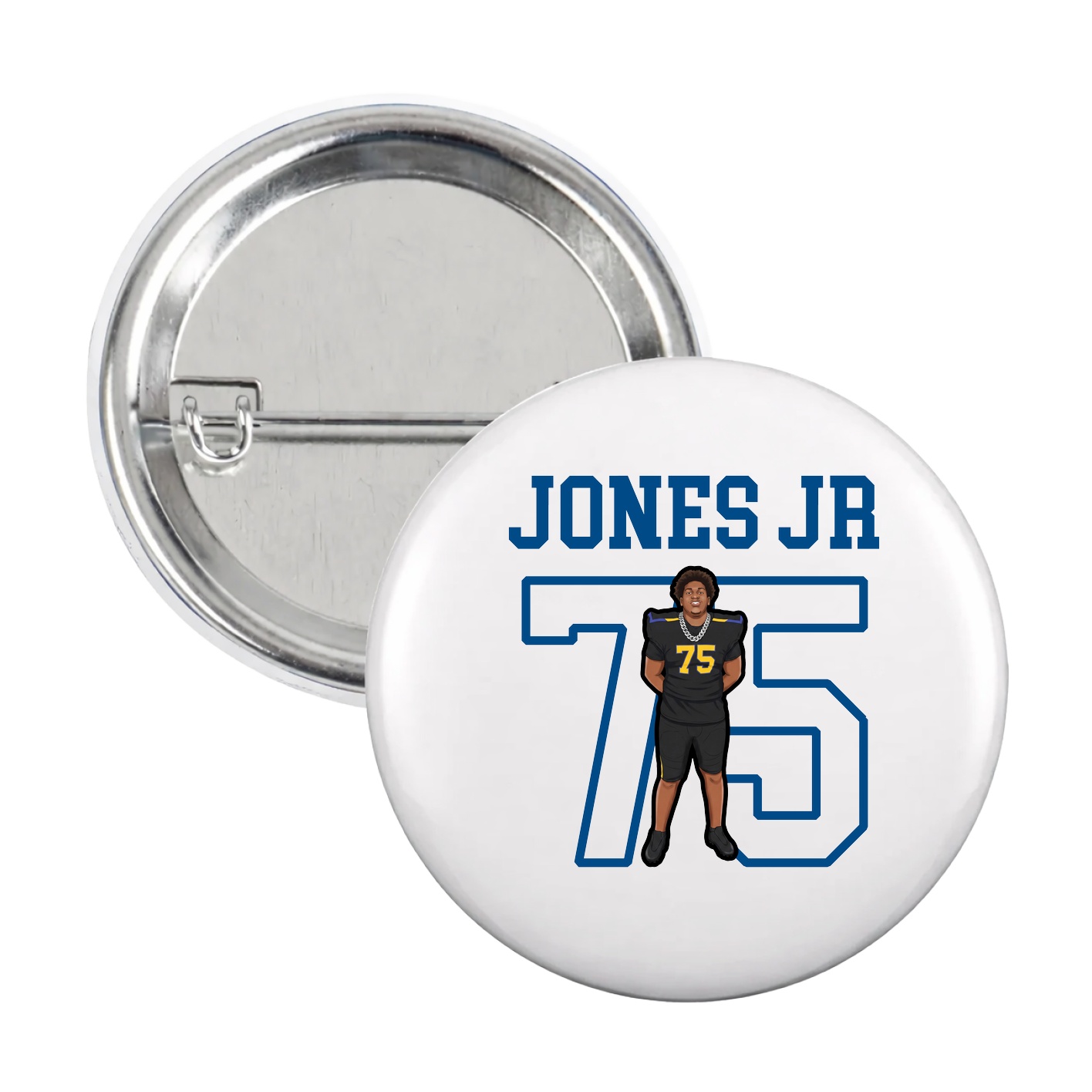 Game Day Button — Shirsey in White