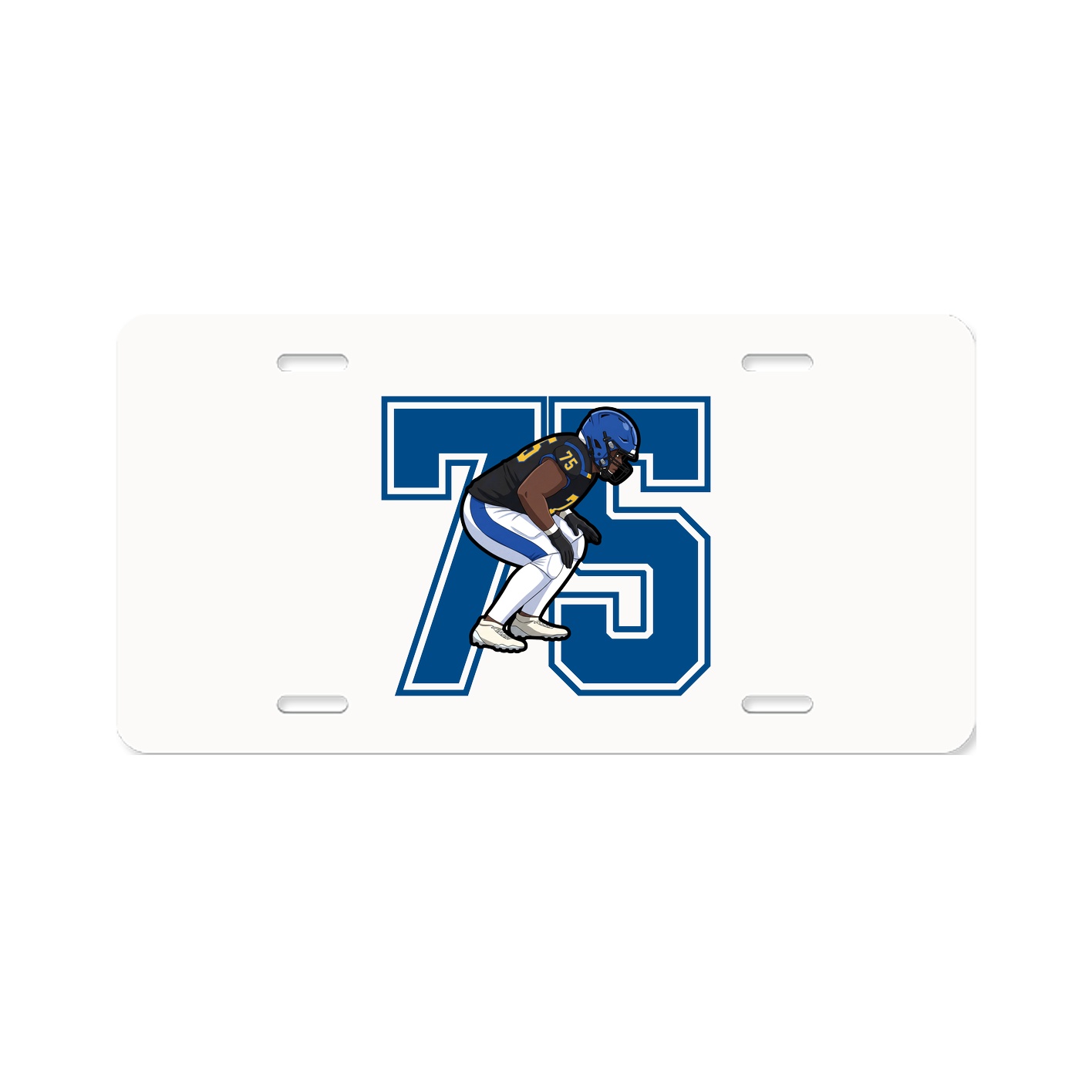 License Plate — Number in Classic