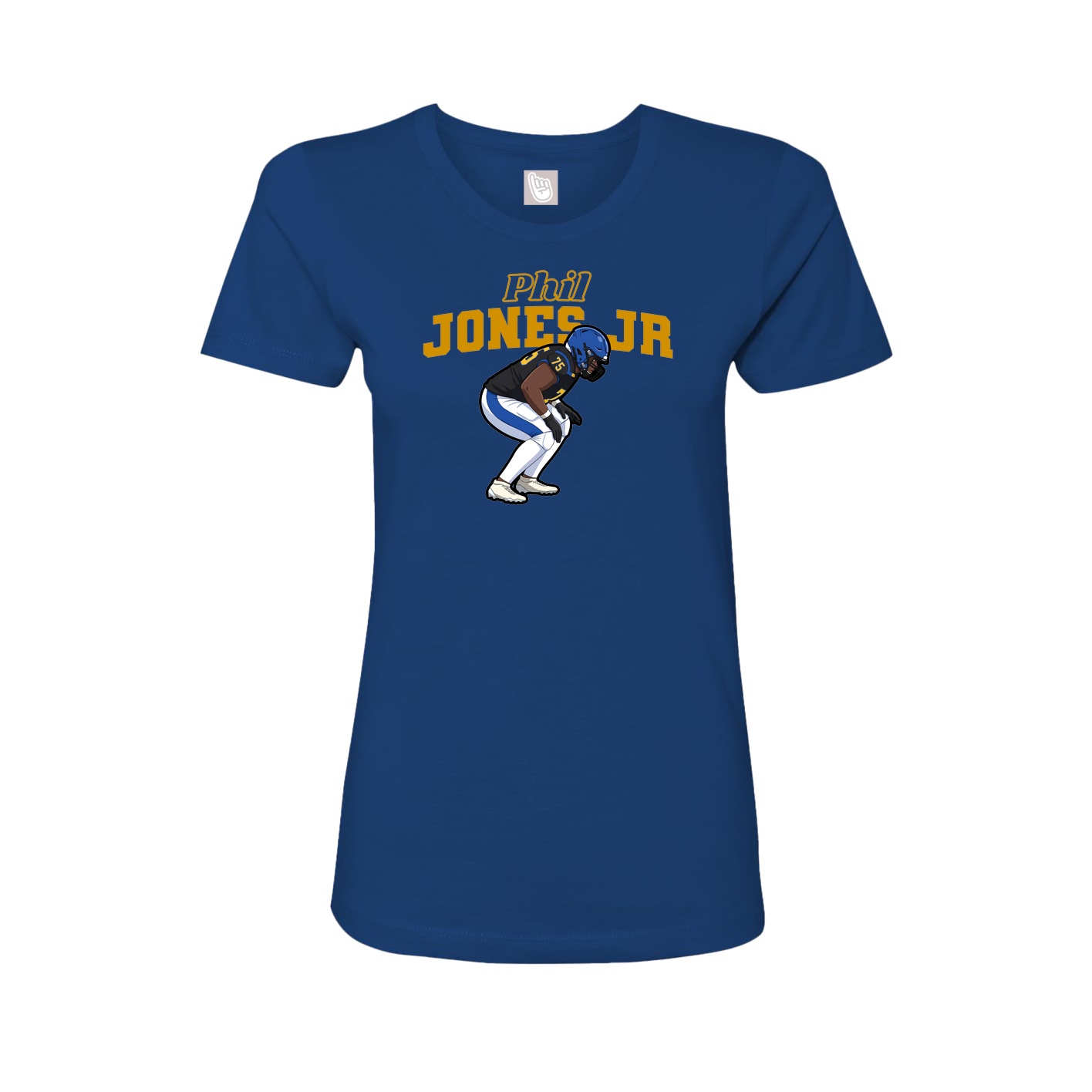 Womens Tee — Name Arch in Royal