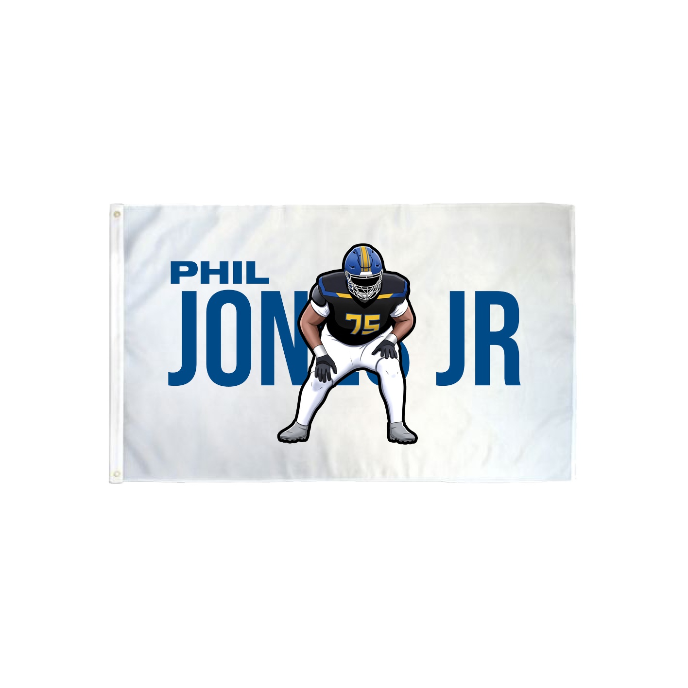 3x5 Flag — Player Name in Classic