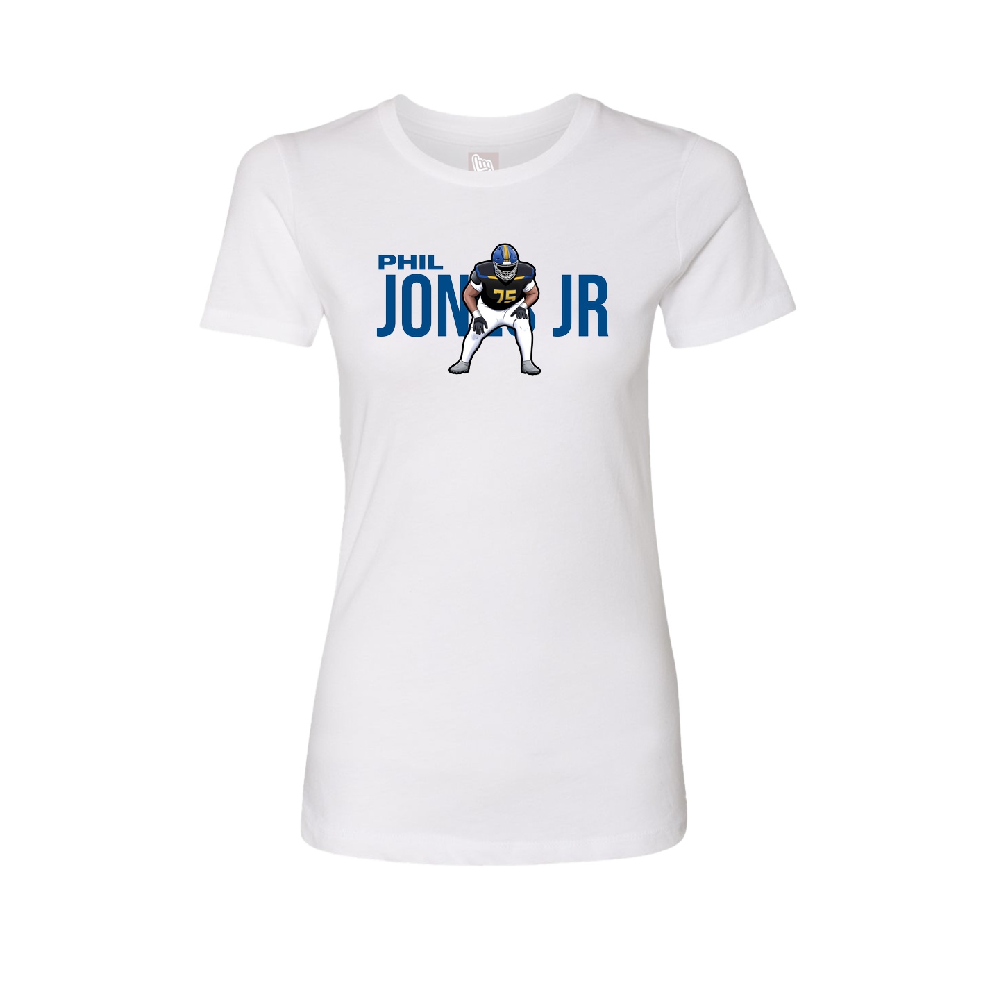 Womens Tee — Player Name in White
