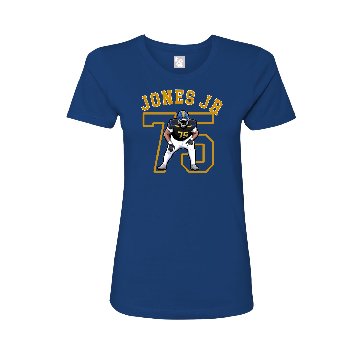 Fitted Women's Tee — Shirsey Arch in Royal