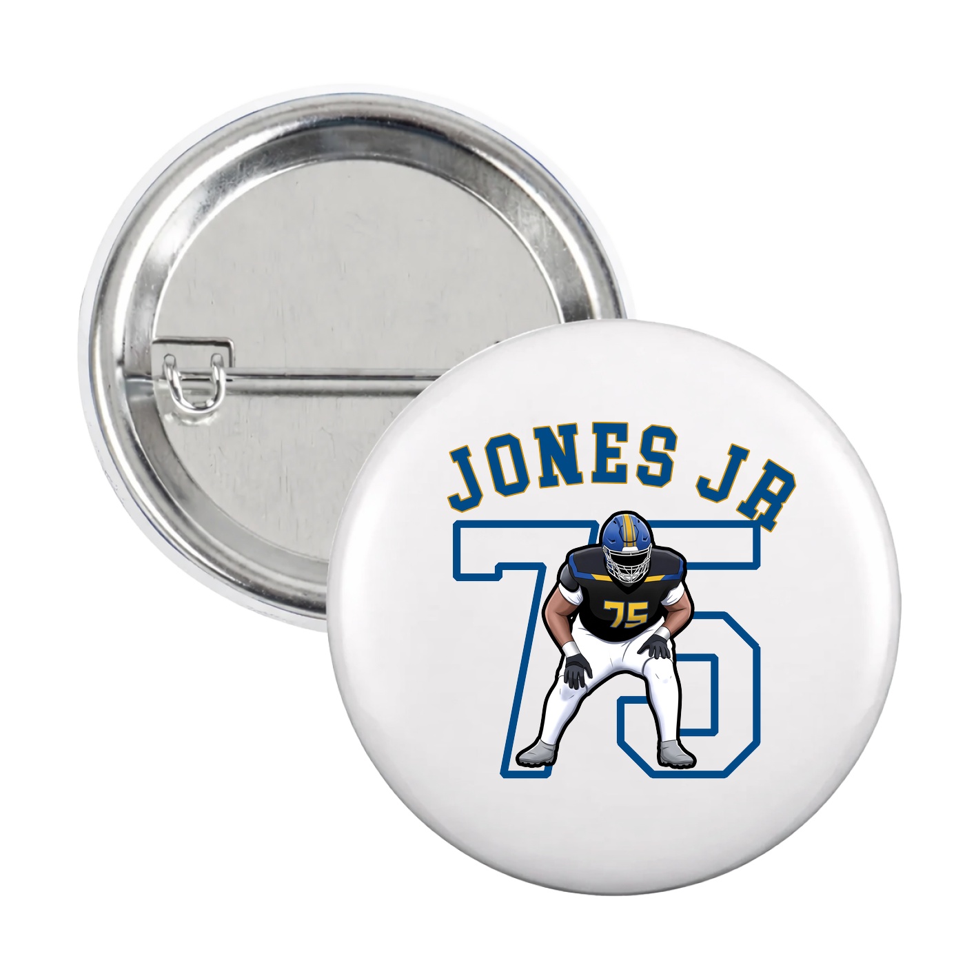 Game Day Button — Shirsey Arch in White