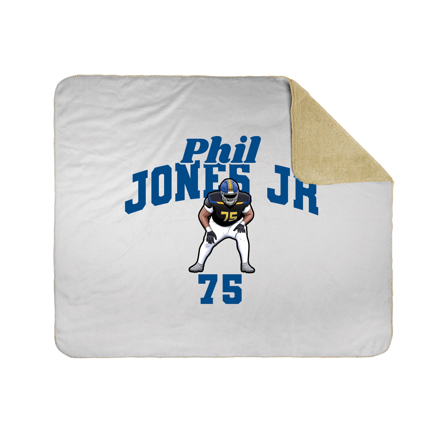 Throw Blanket — Signature Arch in White