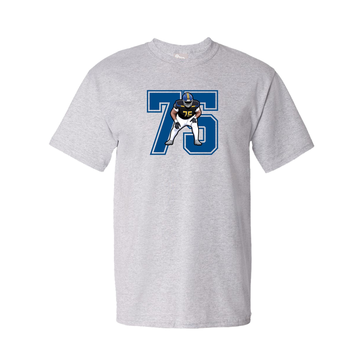 Youth Tee — Number in Grey