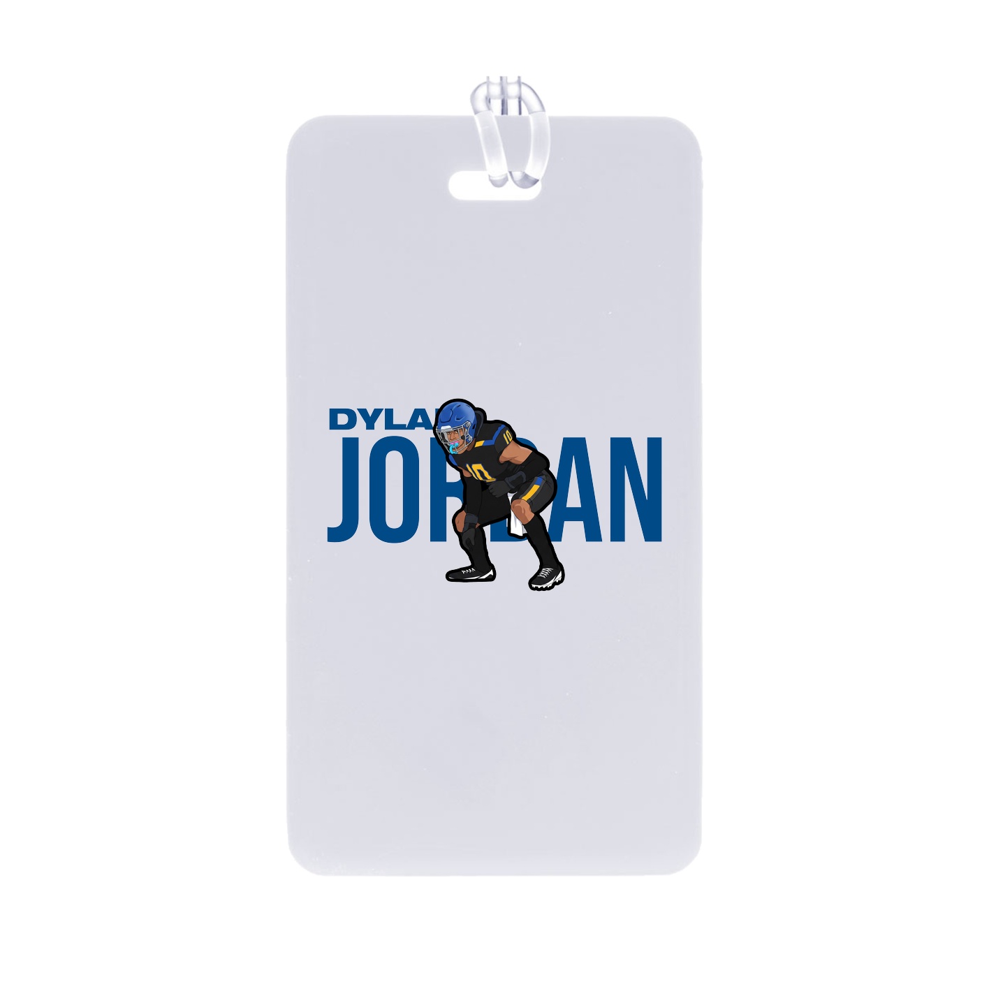 Bag Tag — Player Name in Classic