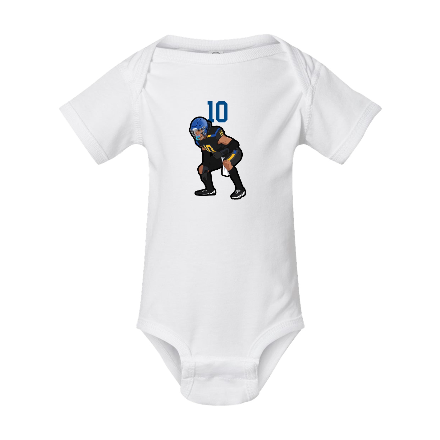 Baby Onesie — Number Top in White