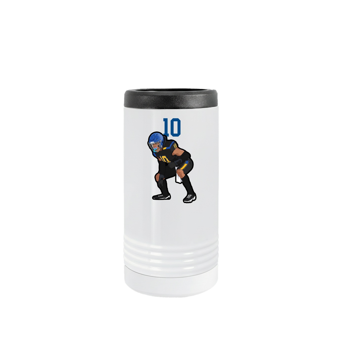 Slim Beverage Holder — Number Top in White
