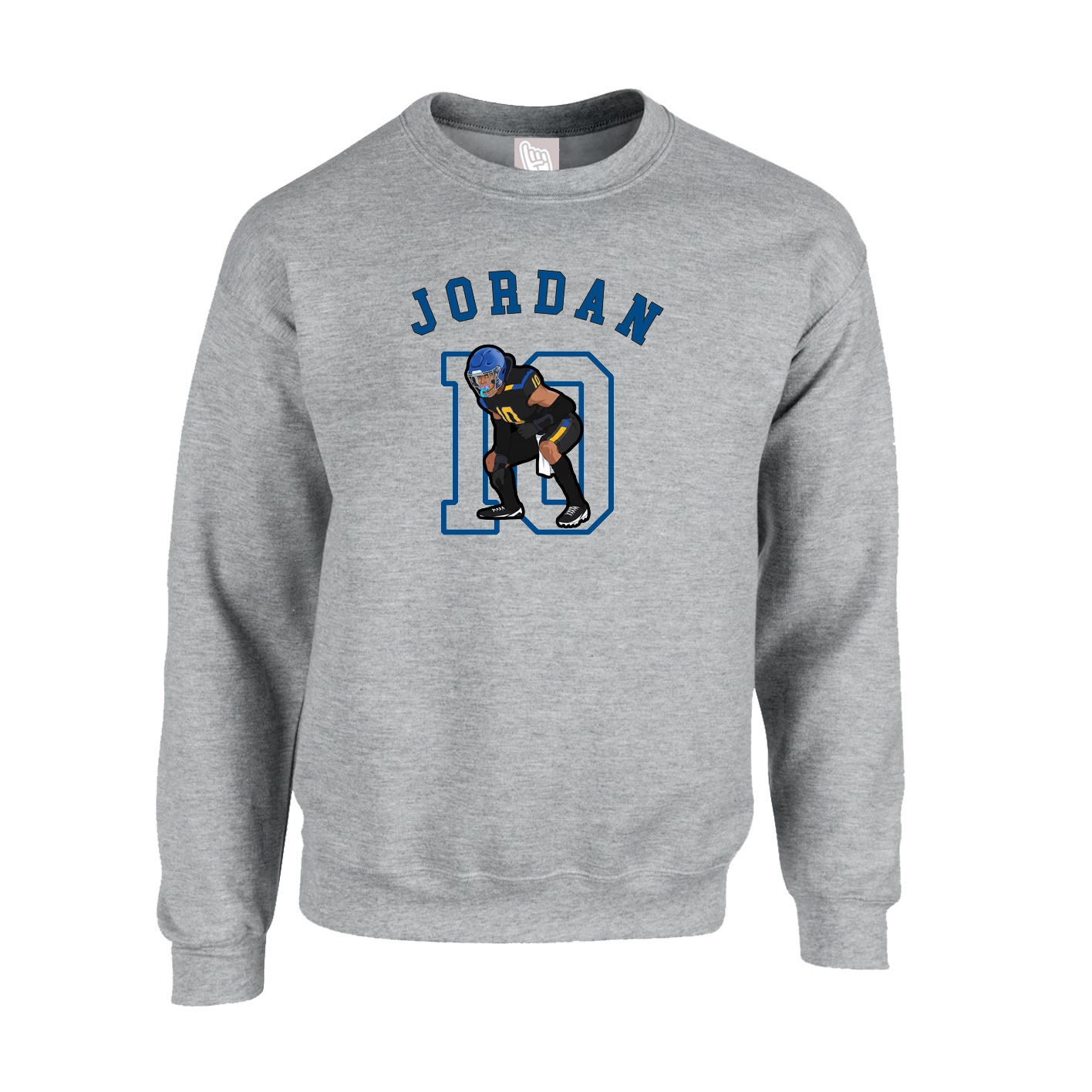 Fleece Crew — Shirsey Arch in Grey