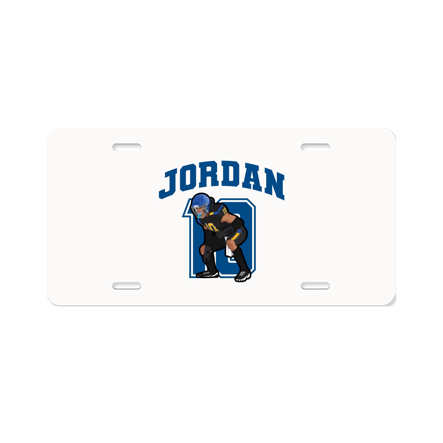 License Plate — Number in Classic