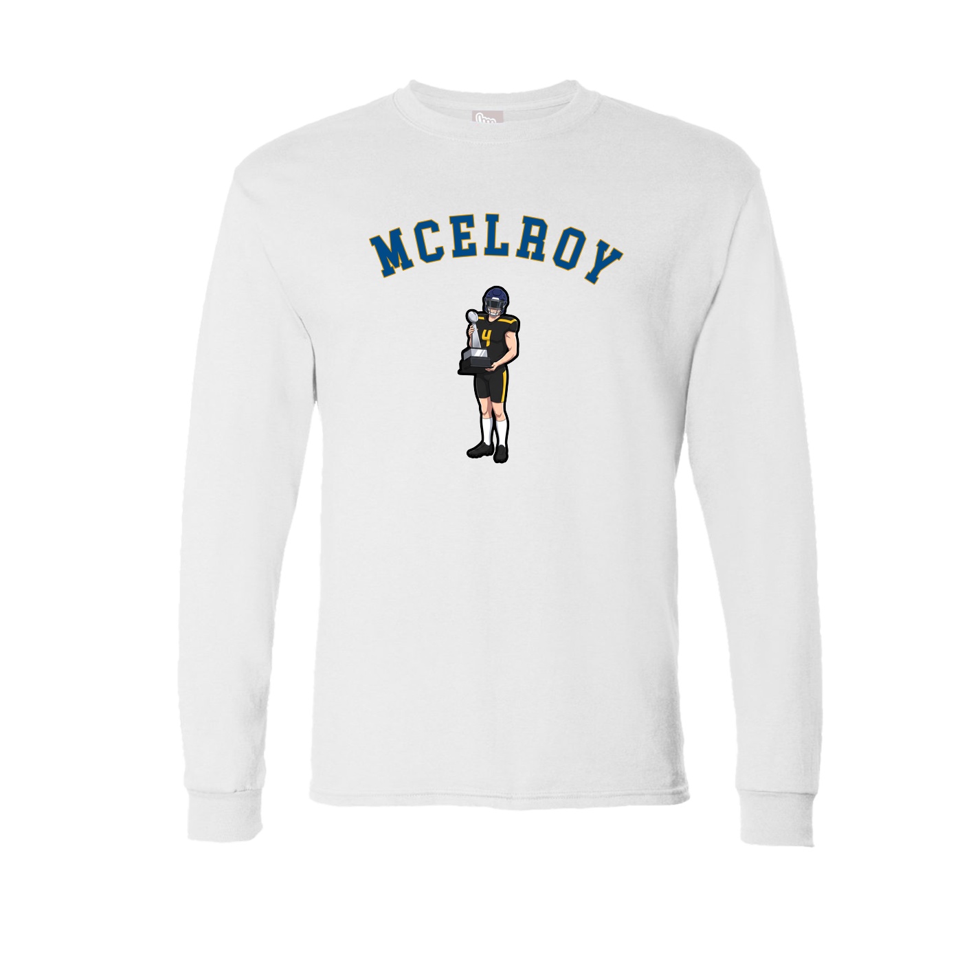 Long Sleeve Tee — Shirsey Arch in White