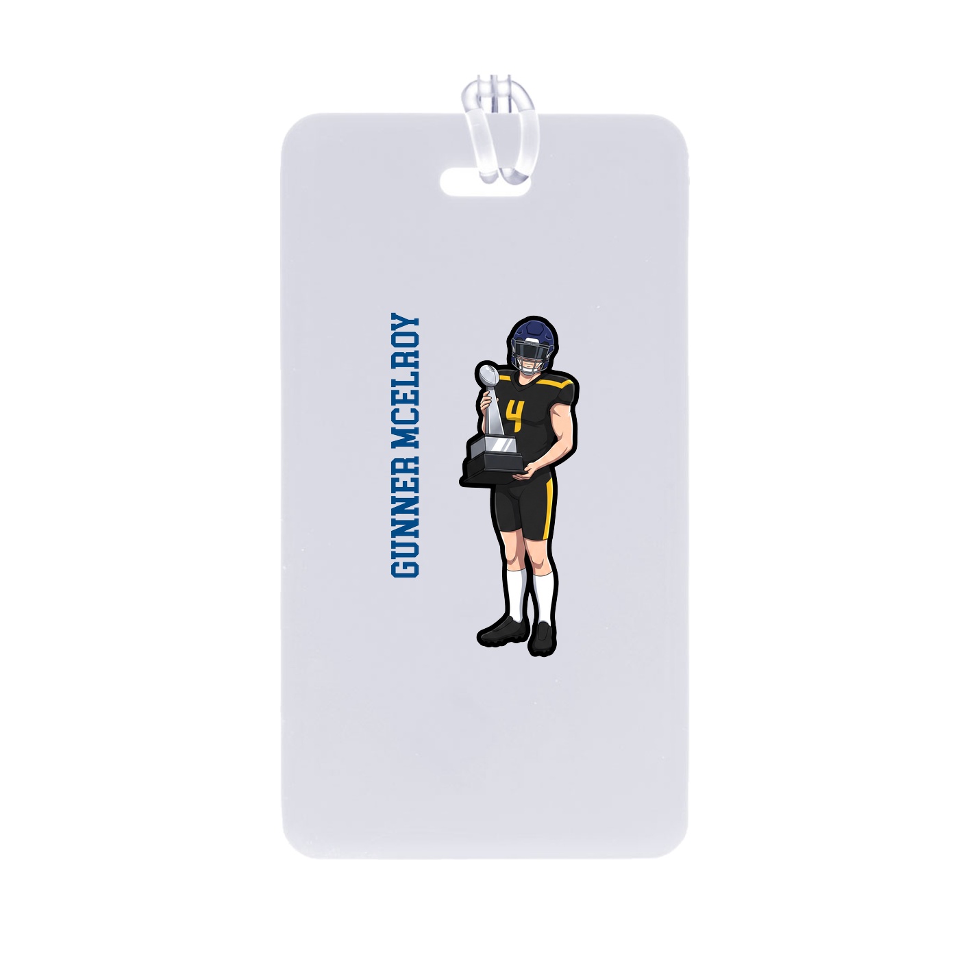 Bag Tag — Name Vertical in Classic