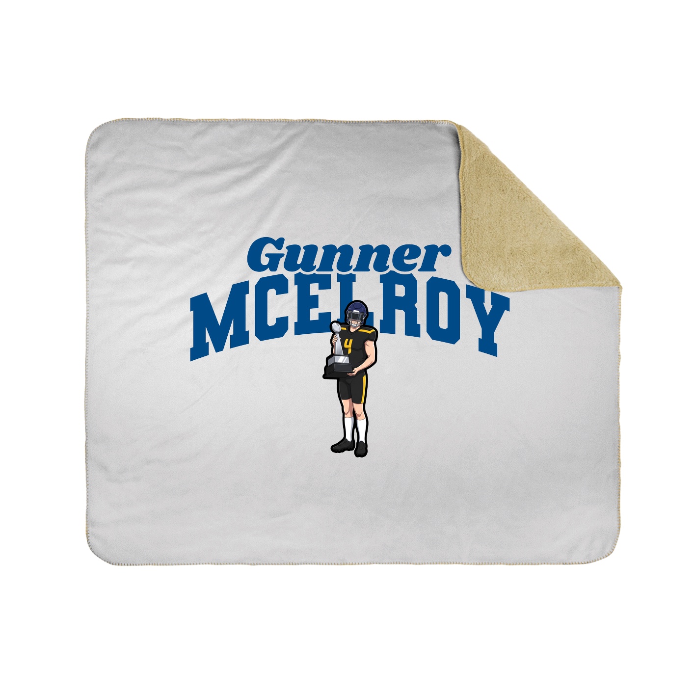 Throw Blanket — Signature Arch in White