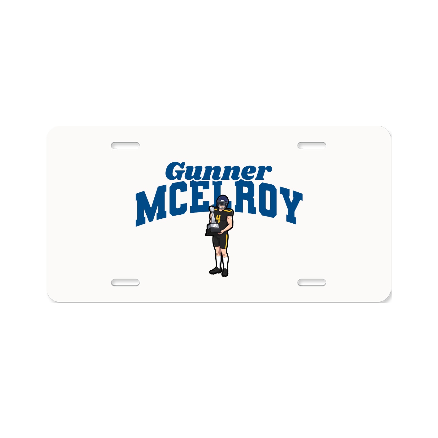 License Plate — Signature Arch in Classic