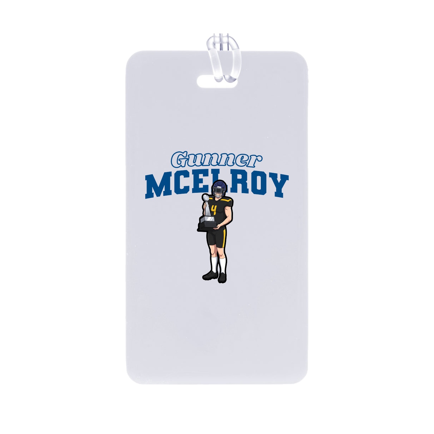 Bag Tag — Name Arch in Classic
