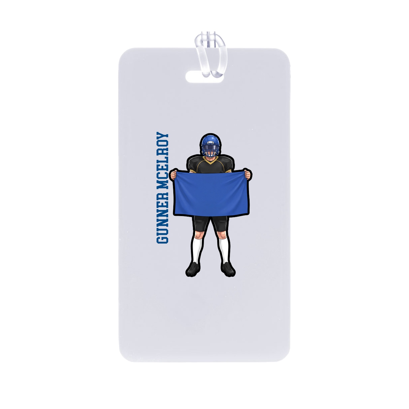 Bag Tag — Name Vertical in Classic