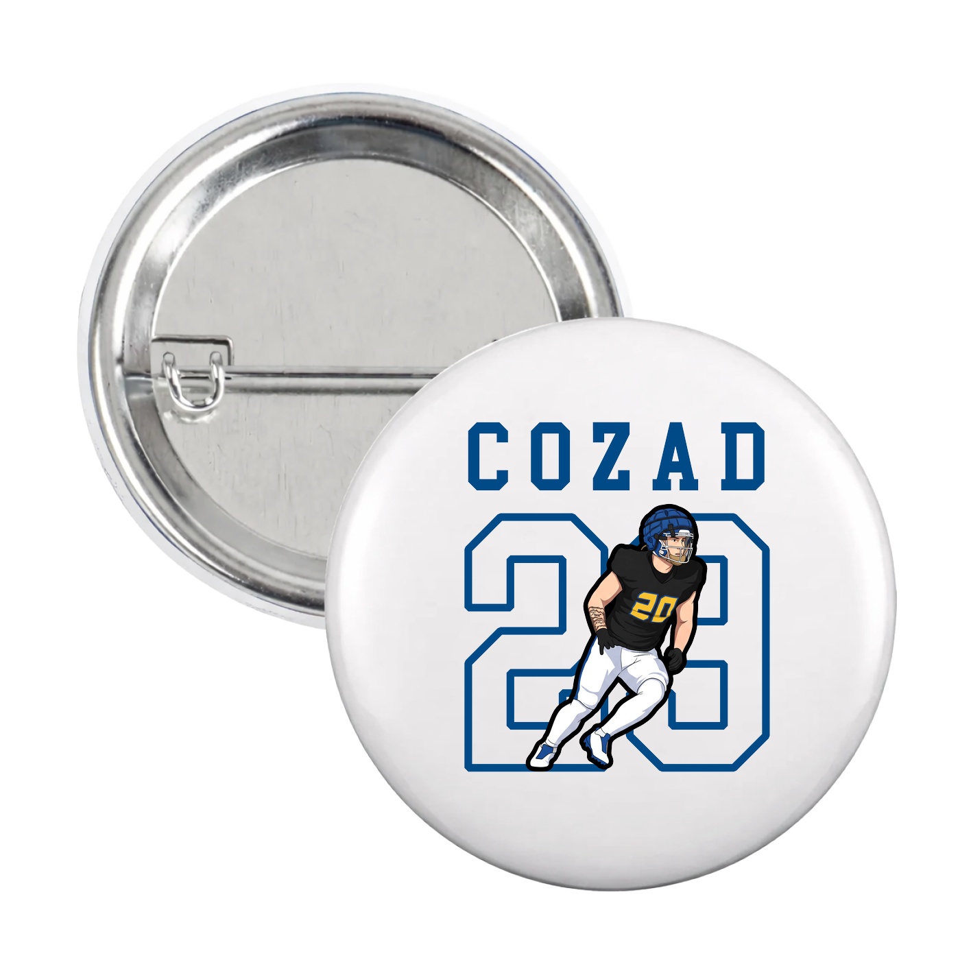 Game Day Button — Shirsey in White