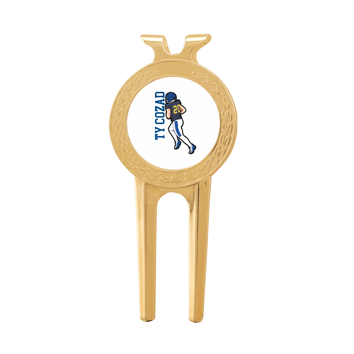 Divot Tool with Ball Marker — Name Vertical in Classic
