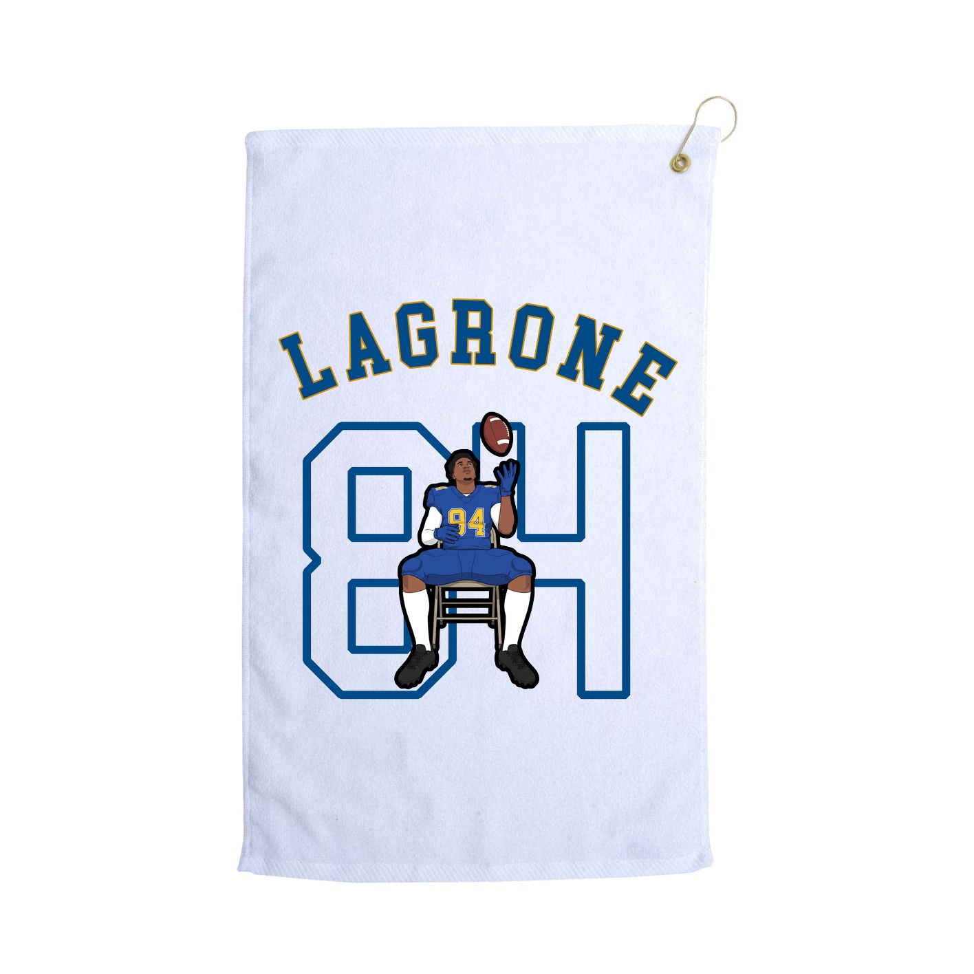 Golf Towel — Shirsey Arch in White
