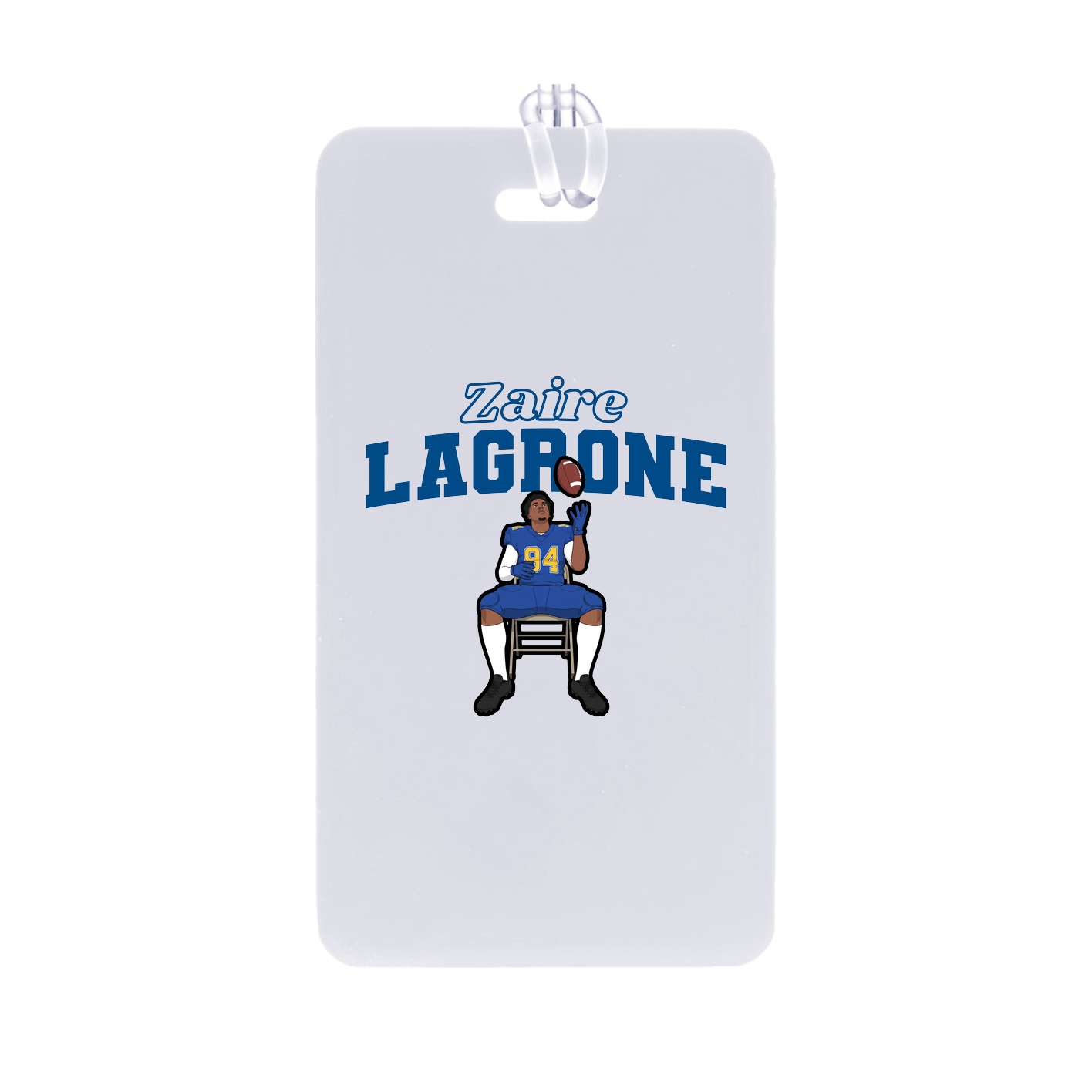Bag Tag — Name Arch in Classic