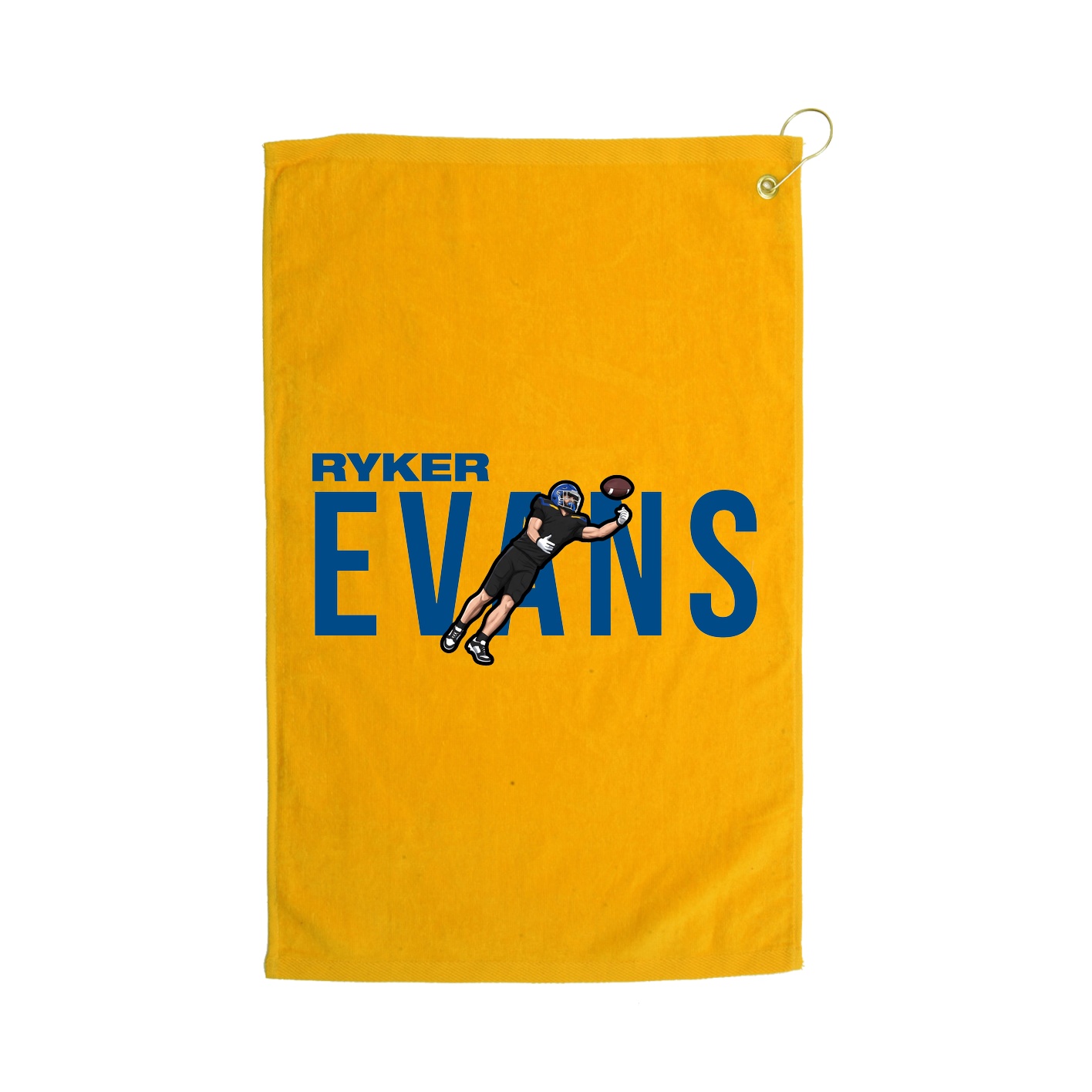 Golf Towel — Player Name in Gold