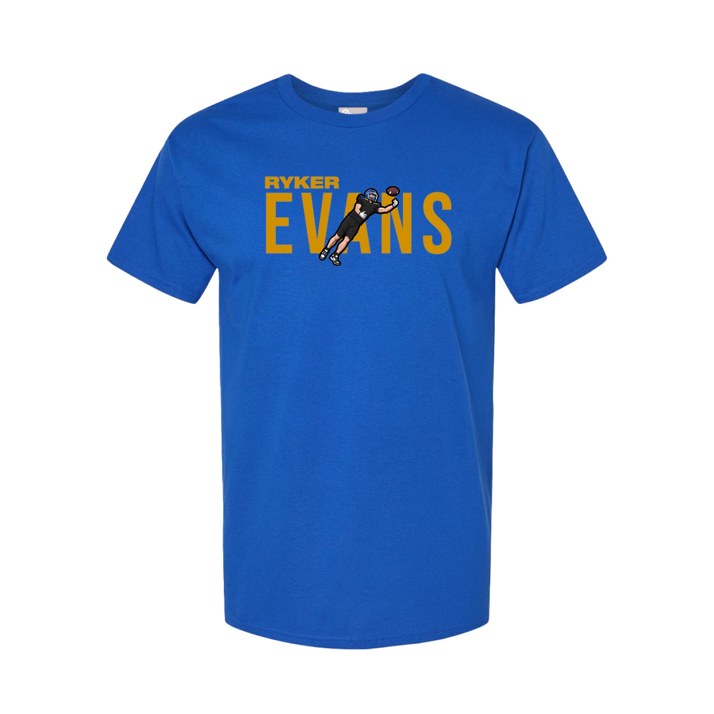 Youth Tee — Player Name in Royal