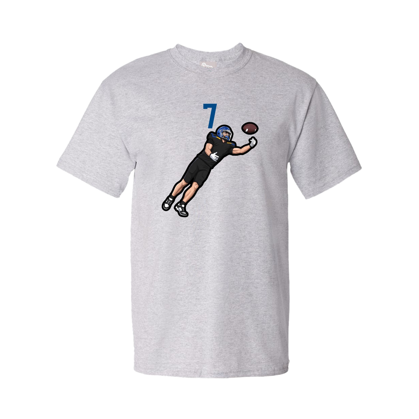 Tee — Number Top in Grey