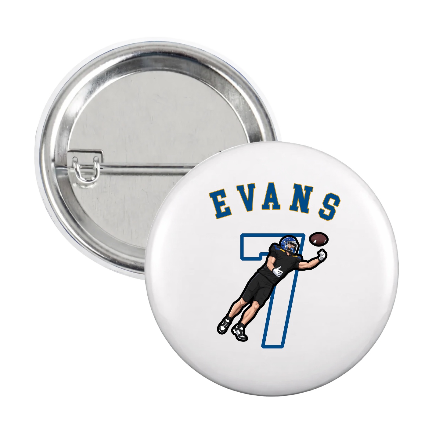 Game Day Button — Shirsey Arch in White