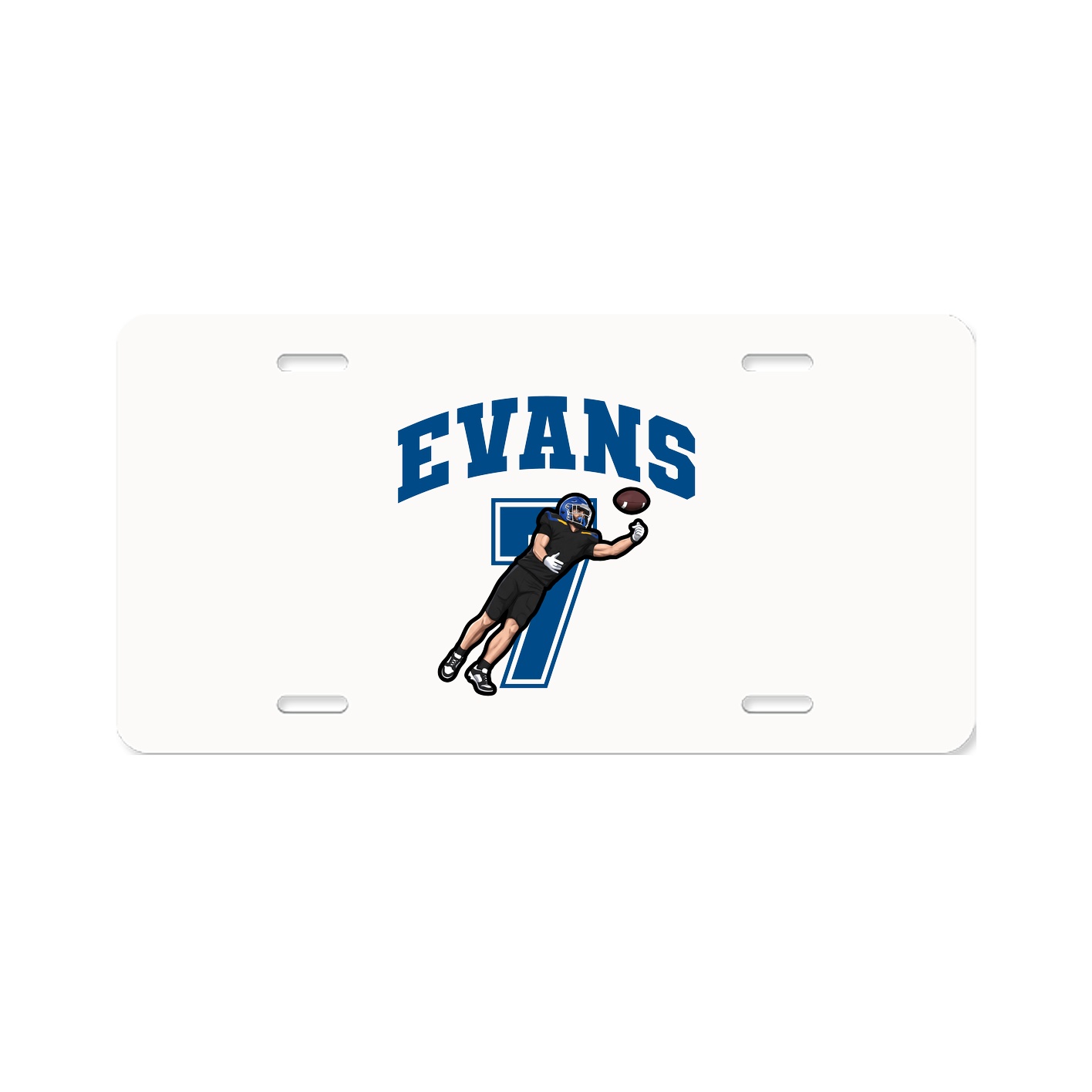 License Plate — Number in Classic