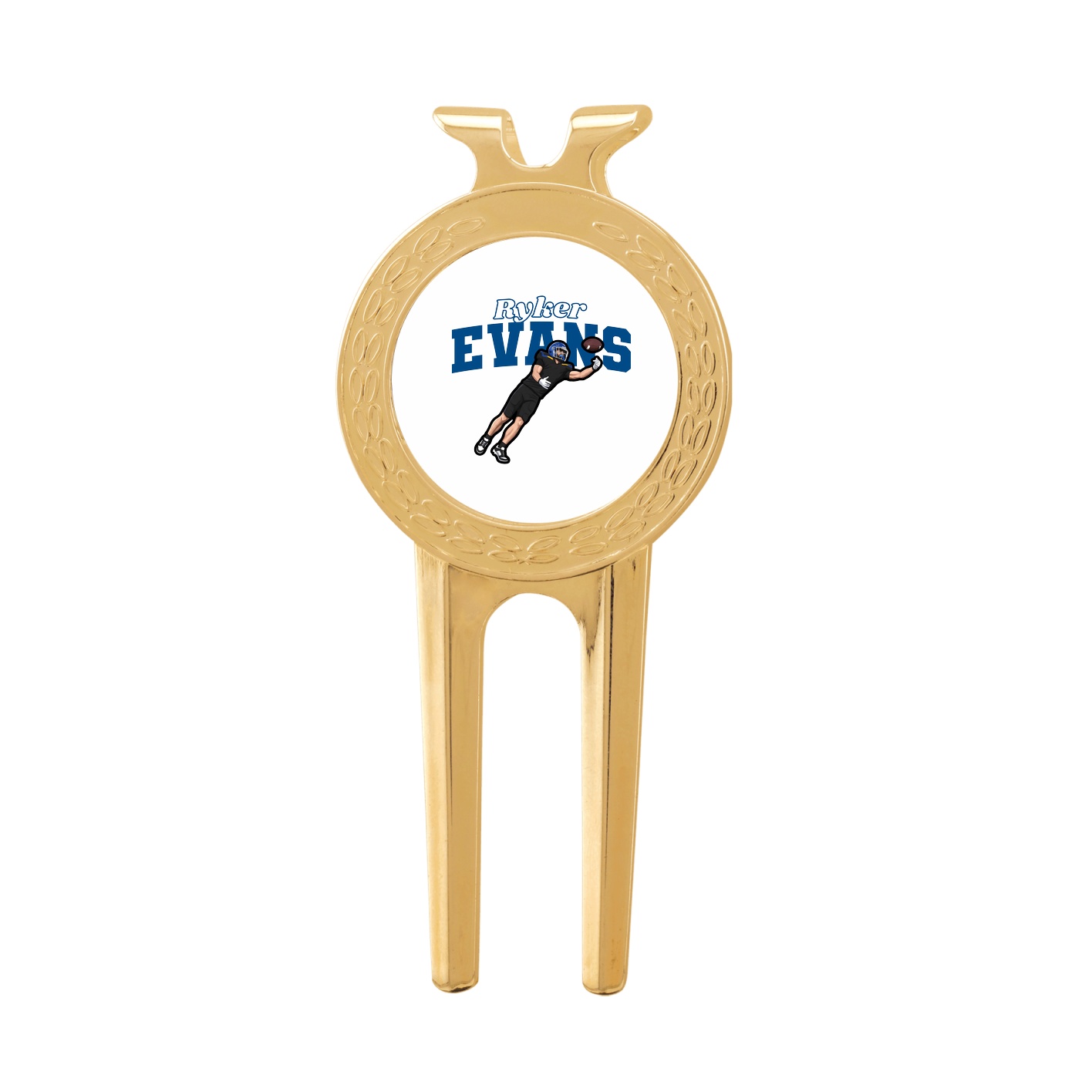 Divot Tool with Ball Marker — Name Arch in Classic