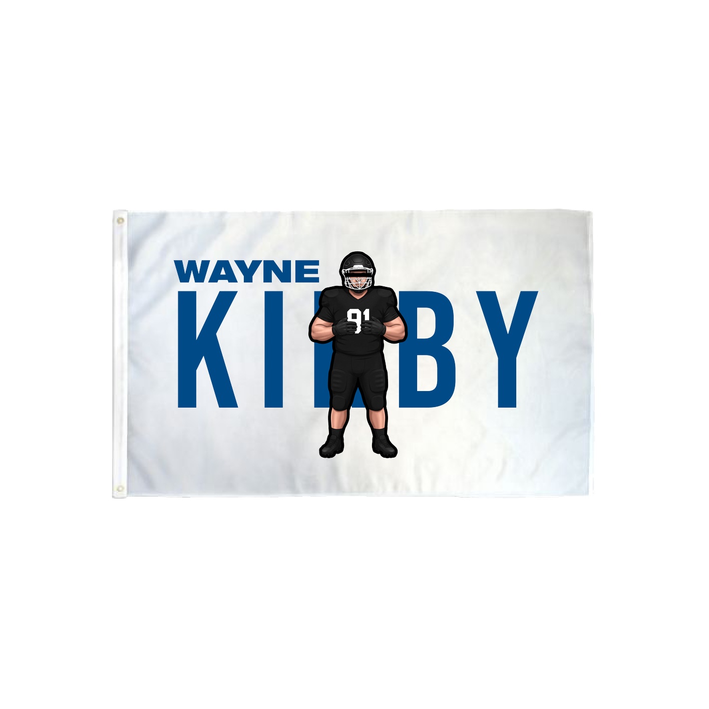 3x5 Flag — Player Name in Classic