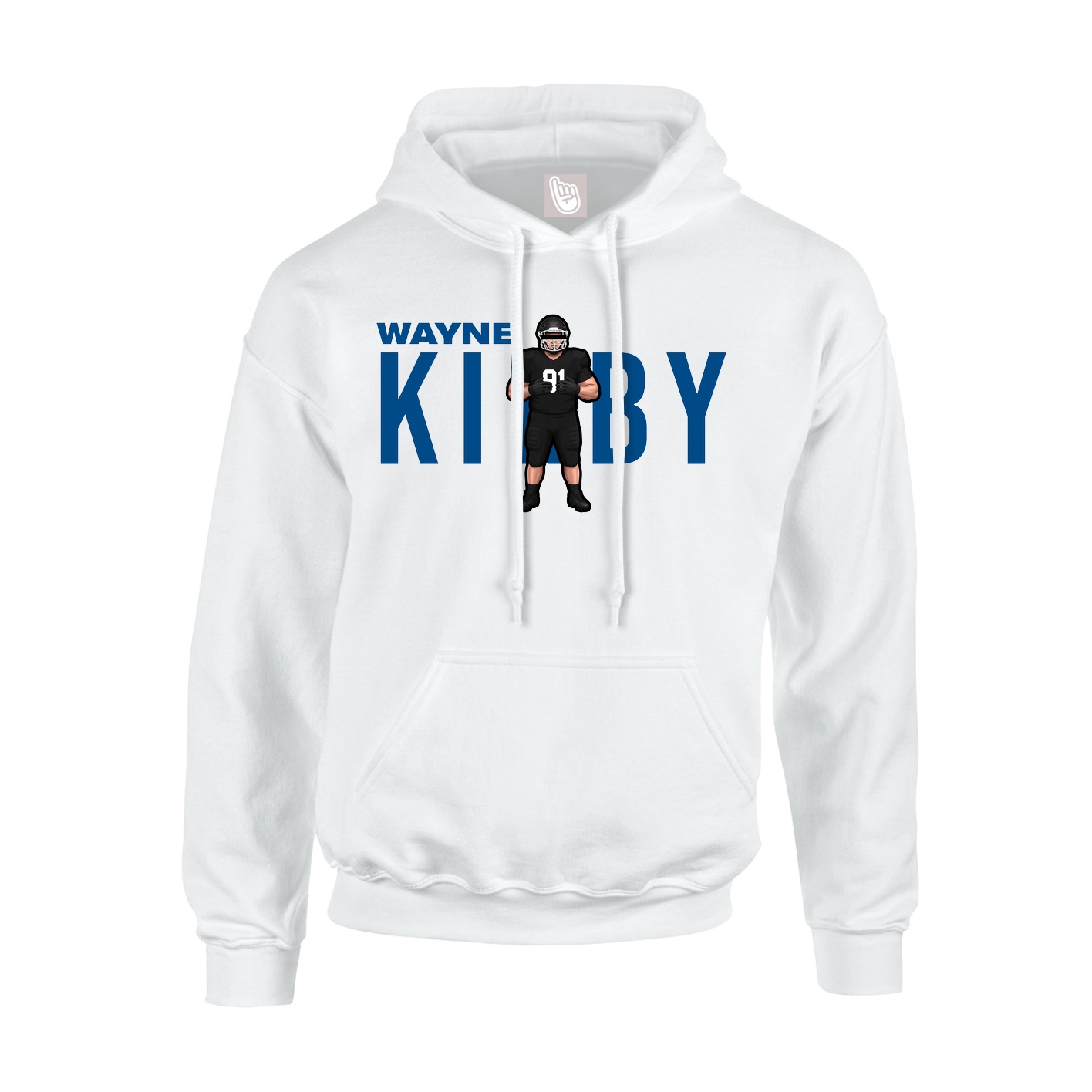 Hoodie — Player Name in White