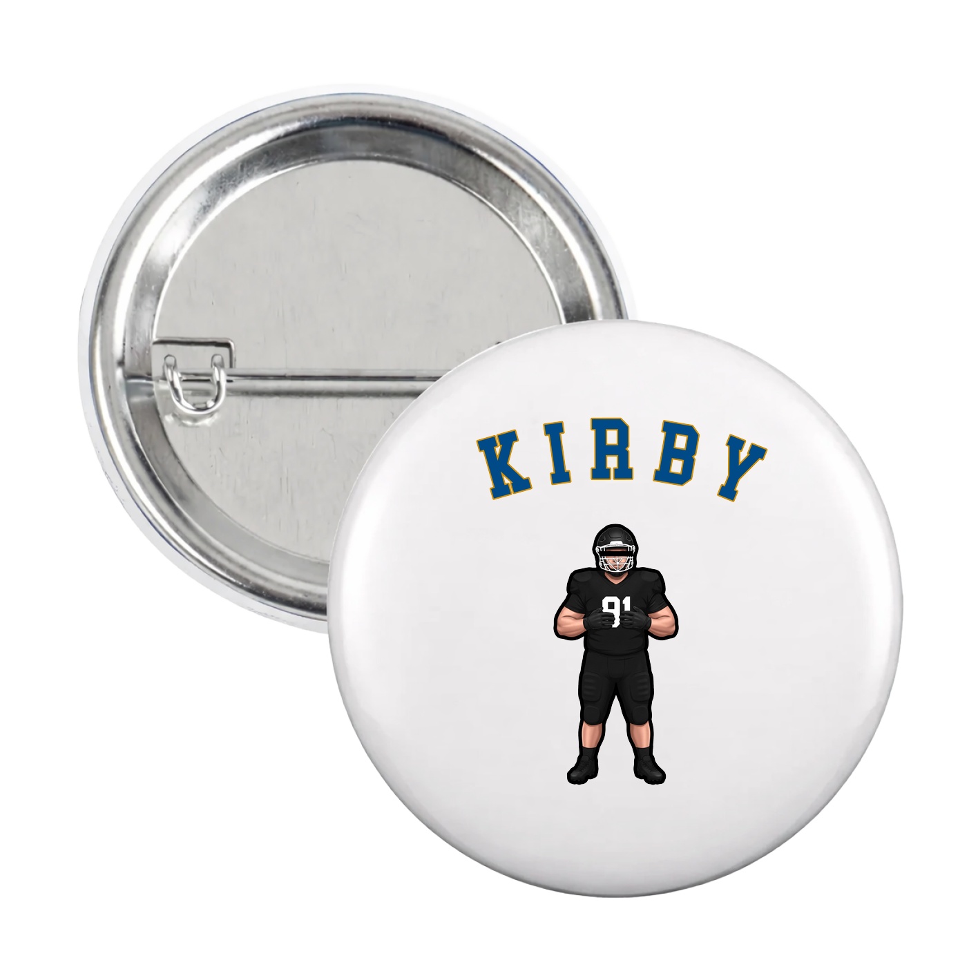 Game Day Button — Shirsey Arch in White