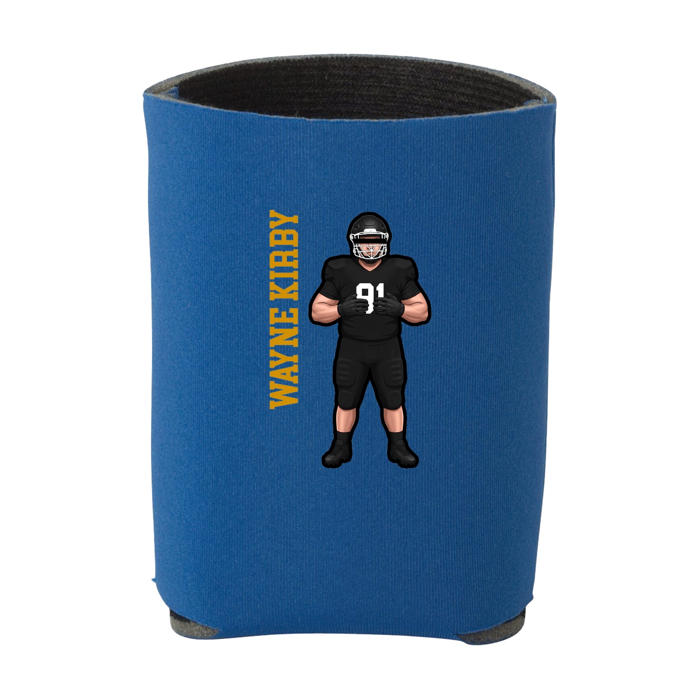 Can Holder — Name Vertical in Royal