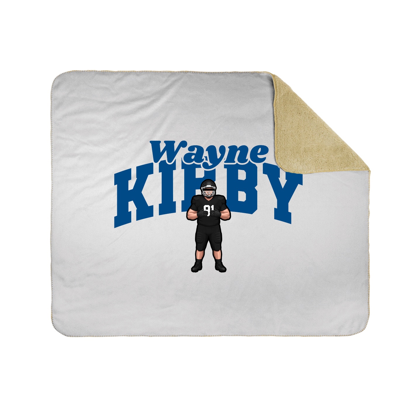 Throw Blanket — Signature Arch in White
