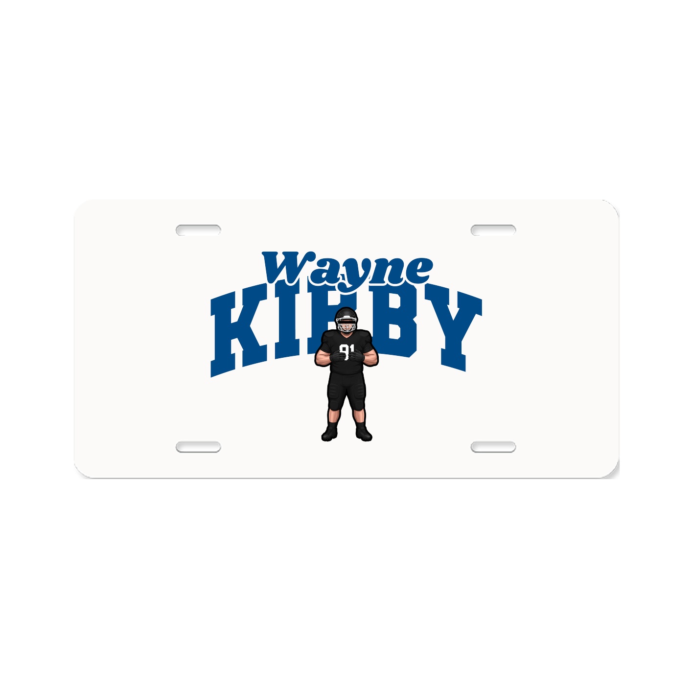 License Plate — Signature Arch in Classic